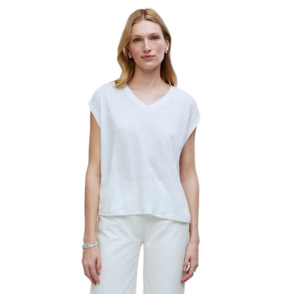 Madewell Relaxed V-Neck Short Sleeve T-Shirt - Size XXS - Picture 2 of 6